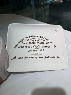 Travis Scott CJ x Audemars Piguet Ceramic Tray